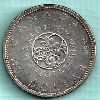 Canada - 1864 - 1964 - One Dollar - Rarest Crown Size Coin photo