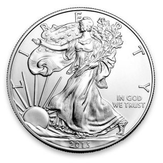2013 American 1 Troy Oz.  999 Fine Silver Eagle Gem Brilliant Uncirculated (bu) photo