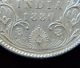1880 - B One Rupee Silver Coin Victoria Empress British India Aunc M626 India photo 1