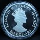 1988 Pitcairn Islands 150th Ann.  Of The Constitution $50 Silver Proof - 5oz.  999 Coins: World photo 1
