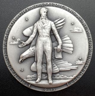 1973 Henry Clay Medallic Art Co N.  Y.  2 Oz.  999 Fine Silver Medal 