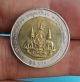King Bhumibol Rama 9_ 50th Ceremony Coin 10 Baht Thai Collectible B.  E.  2539 Asia photo 4