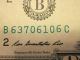 2013 $1 Dollar Bill Stuck Number Aka Gas Pump Error Note Currency Money Vf Paper Money: US photo 4