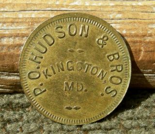 Ca 1900 Kingston Maryland Md Rare R - 8 Lumber Mill Merchant 