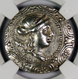 167 - 148 Bc Macedon Tetradrachm Issued Under Rome Silver Coin Ngc Xf photo
