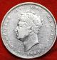 1825 Great Britain Shilling Silver Foreign Coin S/h UK (Great Britain) photo 1