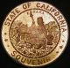 1935 California Pacific San Diego Souvenir International Exposition Token Coin Exonumia photo 1