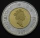 Canada 2 Dollars 1997 Proof - Silver Gold Plated Center - Elizabeth Ii.  1900 Two Dollars (Toonies) photo 1