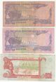 Qatar 1,  1,  5 Riyal Paper Money. Middle East photo 1