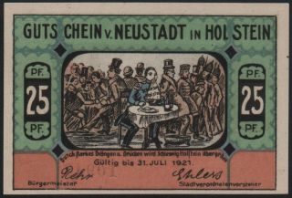 Notgeld 25 Pfennig 1920 - Neustadt In Holstein - Series: 10946 - 