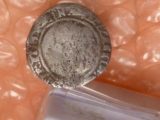 1565 Queen Elizabeth I Silver Sixpence Coin 2 photo