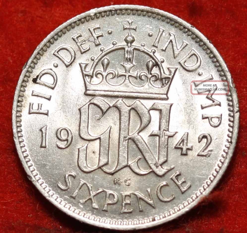 1942 sixpence value