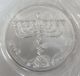 1981 Israel Hanukka From Poland Beautifully Uncirculated Silver Coin Low Mintage Middle East photo 2