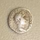Ad 98 - 117 Trajan,  Pax Standing Reverse Ancient Roman Silver Denarius F Coins: Ancient photo 1