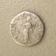 Ad 98 - 117 Trajan,  Pax Standing Reverse Ancient Roman Silver Denarius F Coins: Ancient photo 2
