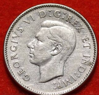 1938 Canada 5 Cents Foreign Coin S/h photo