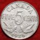 1938 Canada 5 Cents Foreign Coin S/h Coins: Canada photo 2
