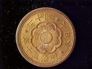 Japan Gold 20 Yen 1897 photo