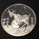 1995 Rare Santa & Reindeer Proof Xmas Christmas 1 Troy Oz.  999 Fine Silver Coin Silver photo 8