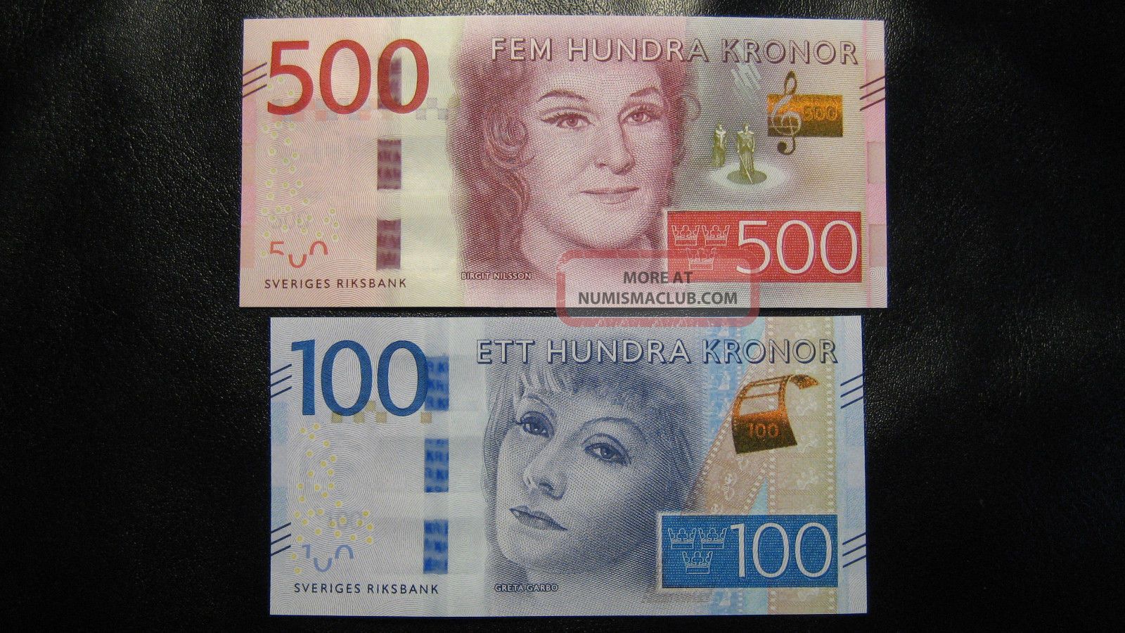 Sweden 100 And 500 Kronor 2016 Unc Europe photo