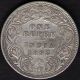 British India 1893 Victoria Empress One Rupee Silver Coin Rare Year India photo 1