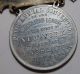Antique 1895 Binghamton Ny Medal - Republic League Of York State Exonumia photo 2