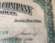 Antique Thomas Edison Framed Stock Certificate Stocks & Bonds, Scripophily photo 10