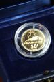 1996 France 50 Franc Gold Coin World Cup Soccer 1/4 Oz Pure Proof Box Ac 2 Europe photo 2