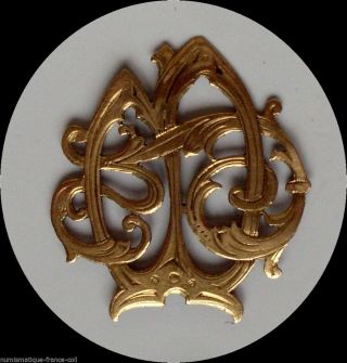 Unique Relic Pilgrim ' S Badge In Solid Gold 18 Kt Tiare Papale 16/17th Century photo