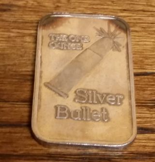 1 Ounce Silver Bar Ingot.  999 
