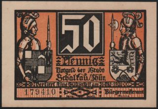 Notgeld 50 Pfennig 1921 - Schaltau - Series: 179410 - 