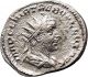 Trebonianus Gallus 251ad Rare Silver Ancient Roman Coin Pax Pease Cult I30213 Coins: Ancient photo 1
