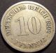 Germany 1892 - A 10 Pfennig German Empire Coin (rl 552) Empire (1871-1918) photo 1