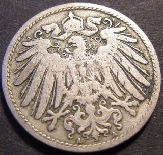 Germany 1896 - A 10 Pfennig German Empire Coin (rl 551) photo