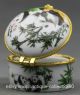 50mm Chinese Colour Porcelain Giant Panda Bamboo Grass Fashion Ring Jewelry Box Coins: Ancient photo 5