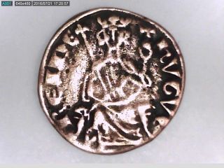 Frankish Crusaders Lusignan Kingdom Cyprus Jerusalem Hugh Iv Gros Grand Coin photo