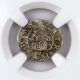 Random 1450 - 1620 Hungary Silver Denar Madonna & Child Ngc Au Details Sku44472 Coins: Medieval photo 2