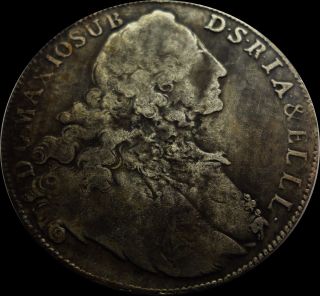 Germany 1 Thaler 1764 Patrona Bavariae Karl Theodor Bayern Coin photo