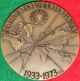 Douro County / Port Wine Institute 1933 - 1973 / Bronze Medal By Vilar Exonumia photo 1