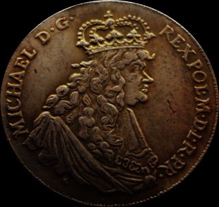 Michael I 1671 Thaler Poland Coin photo