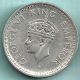 British India - 1943 - King George Vi Emperor - Half Rupee - Rare Silver Coin India photo 1