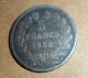 1834 Louis Phillipe 1,  Large 5 Franc Silver Coin.  Edge Embossed Also. Europe photo 5