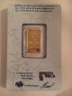 Pamp Suisse Swiss Gold Bar 5 Grams 999.  9 Fine Certified Essayeur Fondeur 4540 Gold photo 1