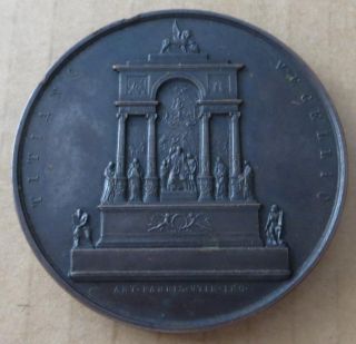 Monument (1838 - 1852) To Titian Large Bronze Medal.  Jo - 185 photo