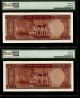 Rare Iran Banknote Pair 1000 Rials,  1965,  P - 83 M.  R.  Shah Pahlavi Pmg 58 And 64 Middle East photo 1