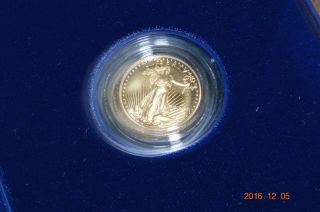 5 Dollar 1/10 Ounce Gold Coin,  1991 photo