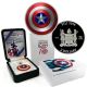 2016 Captain America Shield - 2 Oz Dome - Shaped Coin - Collector Case With Australia & Oceania photo 1
