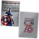 2016 Captain America Shield - 2 Oz Dome - Shaped Coin - Collector Case With Australia & Oceania photo 2