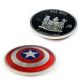 2016 Captain America Shield - 2 Oz Dome - Shaped Coin - Collector Case With Australia & Oceania photo 5