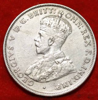 1936 Australia 1 Florin Silver Foreign Coin S/h photo